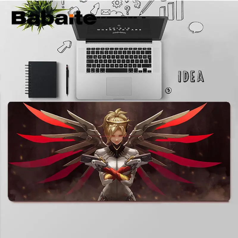 

Babaite Top Quality OW overwatchs Rubber PC Computer Gaming mousepad Free Shipping Large Mouse Pad Keyboards Mat