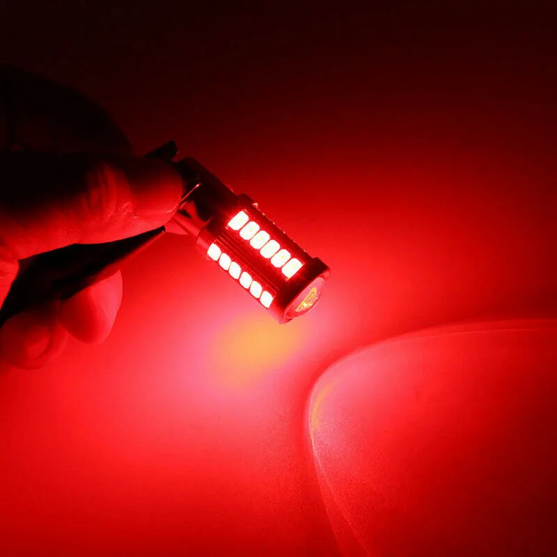 

360 Degrees Brake Tails Light Car BAY15D Bulbs High Brightness Lamp P21/5W SMD White