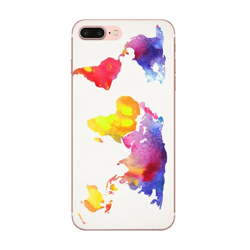 Уникальная цветная винтажная карта мира на защелке для sony Xperia Z Z1 Z2 Z3 Z4 Z5 compact Mini M2 M4