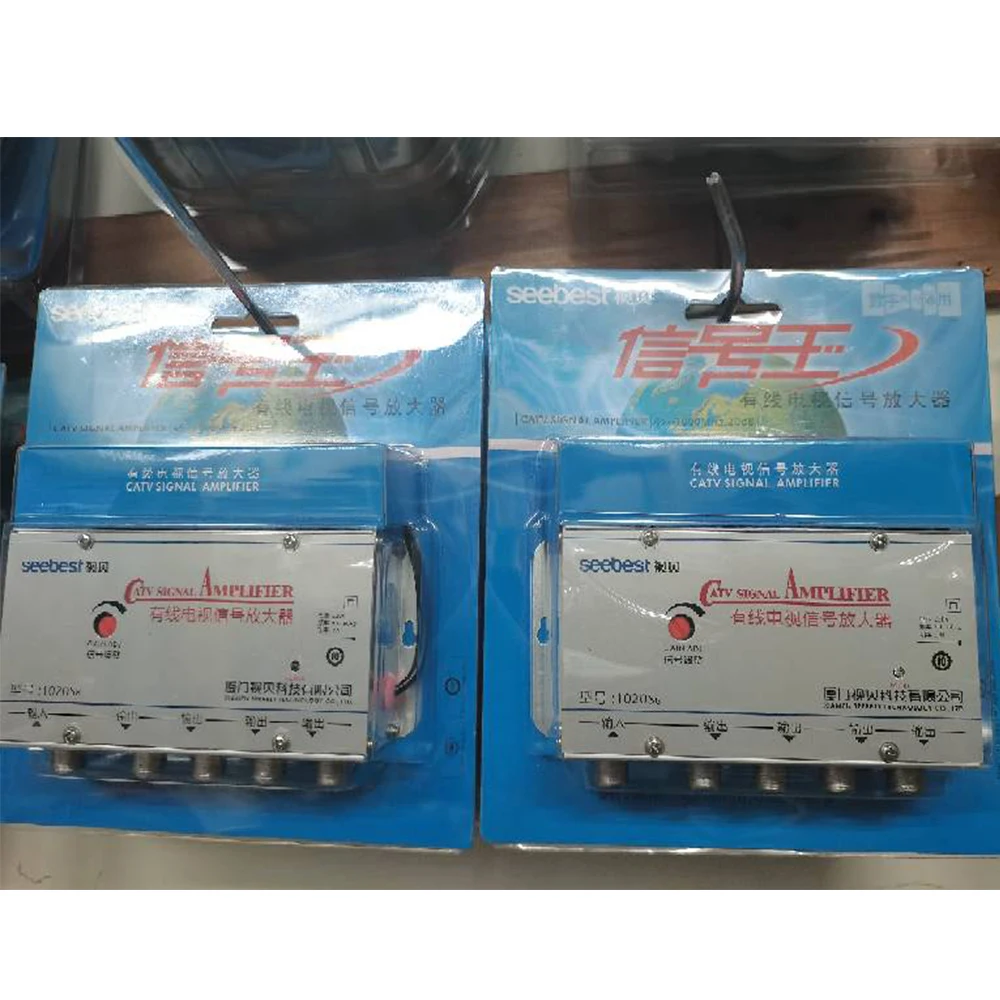 Новый 220 В 1 в 3 из CA ТВ кабель сплиттер усилитель 20dB цифровой антенный сигнала 45 860