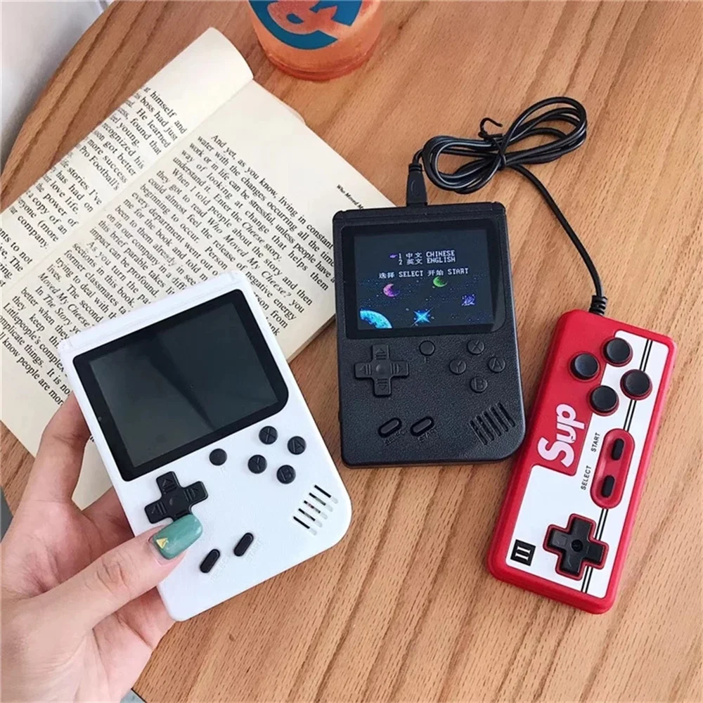 400 В 1 ретро портативные мини игровые консоли видео AV Out Connect TV HD экран два игрока
