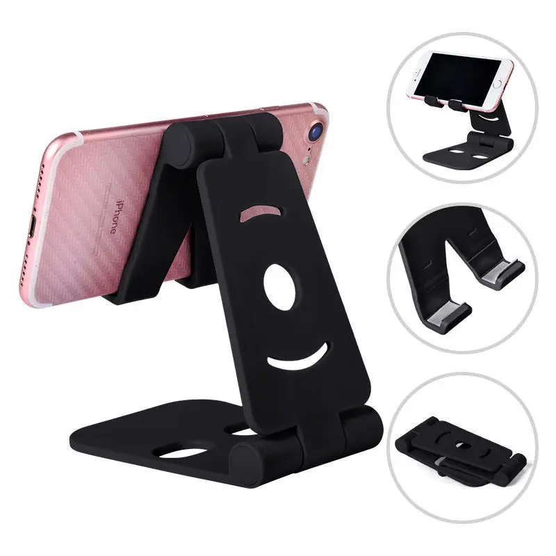 NEW Universal Adjustable Mobile Phone Holder for iPhone Huawei Xiaomi Plastic Stand Desk Tablet Folding Desktop | Мобильные телефоны