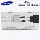 Оригинальное быстрое зарядное устройство 45 Вт EU адаптер 5A PD Type C кабель для Samsung GALAXY Note 20 10 + S20FE S10E S21Plus S22 Ultra Fold 3