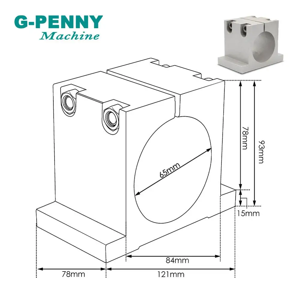 Новое поступление! Зажимной кронштейн для шпиндельного двигателя ЧПУ диаметром