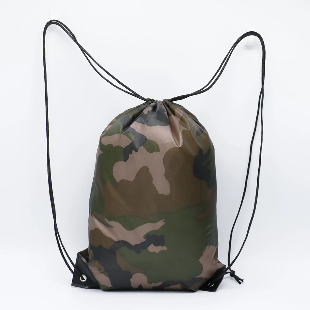 New Camouflage Waterproof Drawstring Gym Sport Fitness Bag Foldable Backpack Hiking Camping Pouch Beach Swimming Bag
