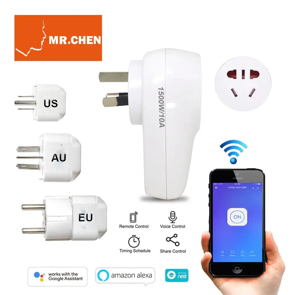 Умный выключатель с Wi Fi светодиодная лампа дистанционным управлением таймером и