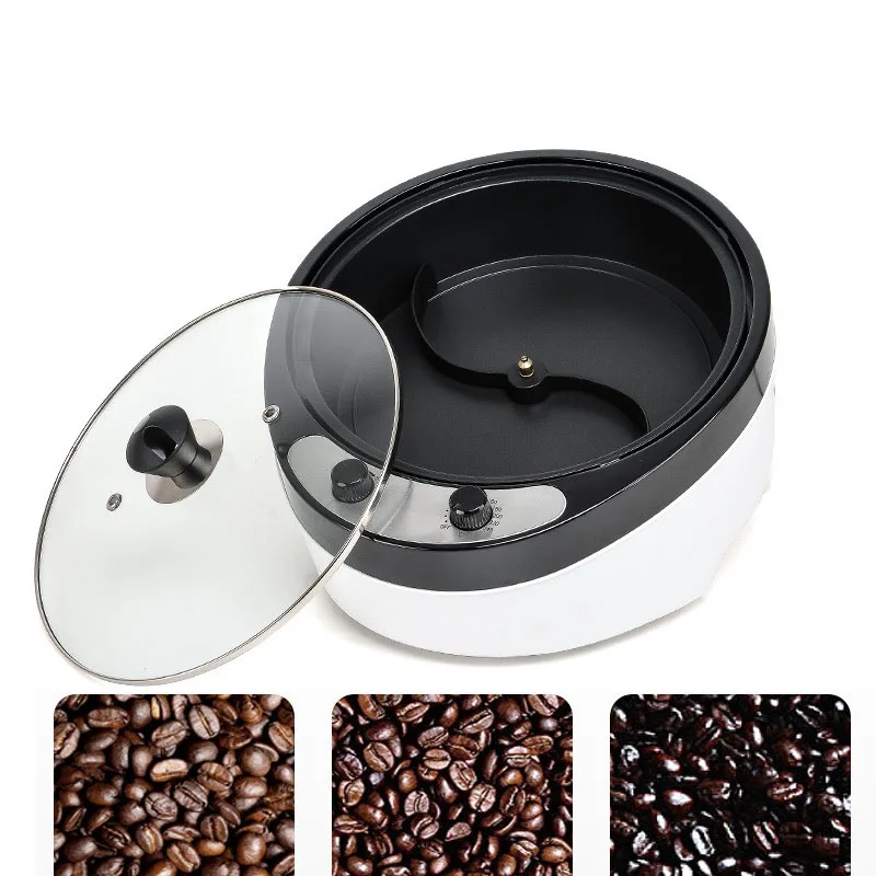 Electric Coffee Beans Roaster Machine Commercial Grains Nut Roasting Baker Peanut Sesame Baking Machines