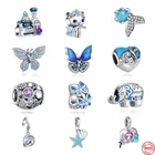 Бусины в европейском стиле для браслета, серебро 925 пробы