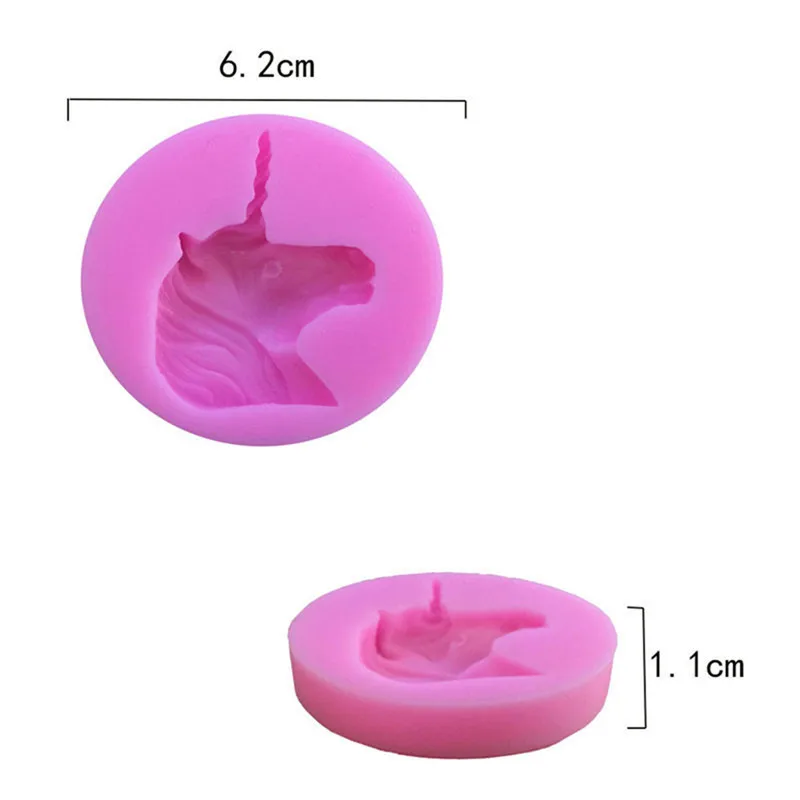 Силиконовая форма для выпечки Череп Единорог|Принадлежности выпечки| |
