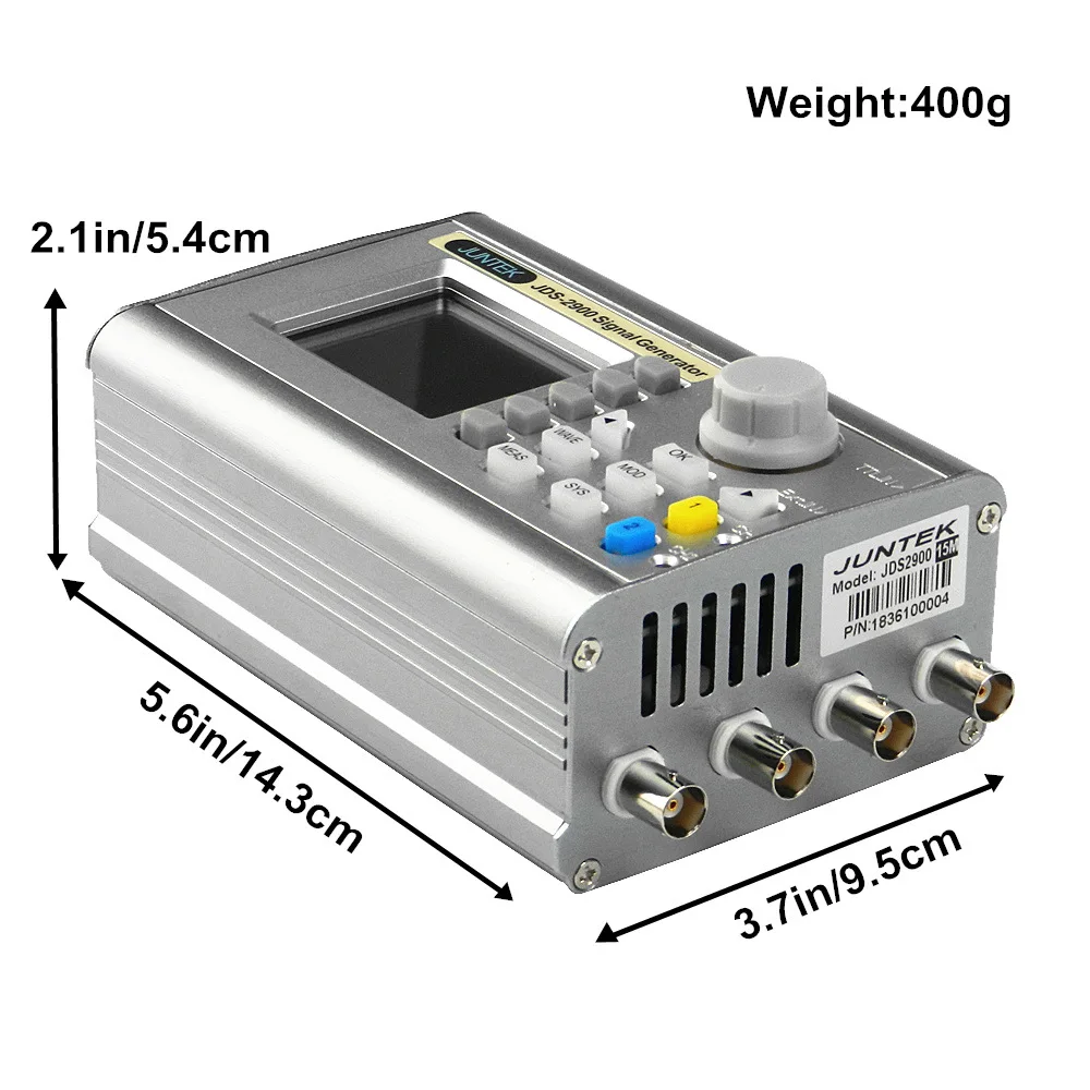 JUNTEK JDS2900 50M 50 МГц генератор сигналов с цифровым управлением двухканальный DDS