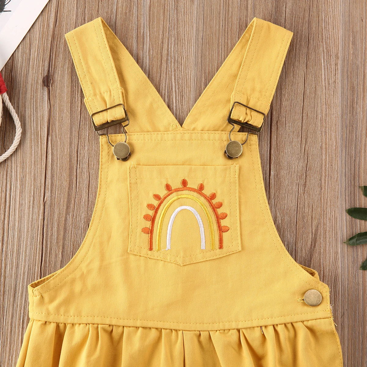 2020 Baby Summer Clothing Cute Toddler Kid Girl Clothes Embroidery Rainbow Romper Jumpsuit Overalls Bib Pants Outfit 6M-4T | Детская