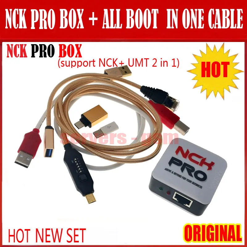 2020 новейшая версия оригинальная NCK Pro Box/NCK 2 box (поддержка + UMT в 1)+ кабель все одном |