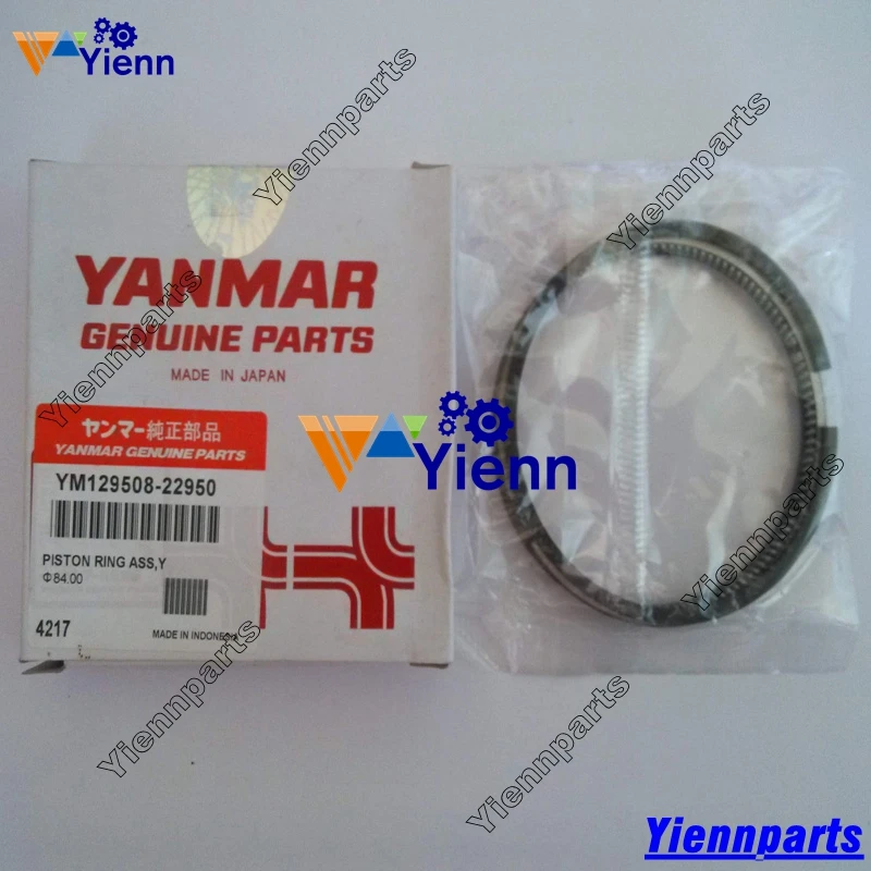 

3D84E-5 3D84E-5NCB 3D84E-5QQB Piston Ring Set For Komatsu Engine JV40CW JV25CW Roller Repair Parts