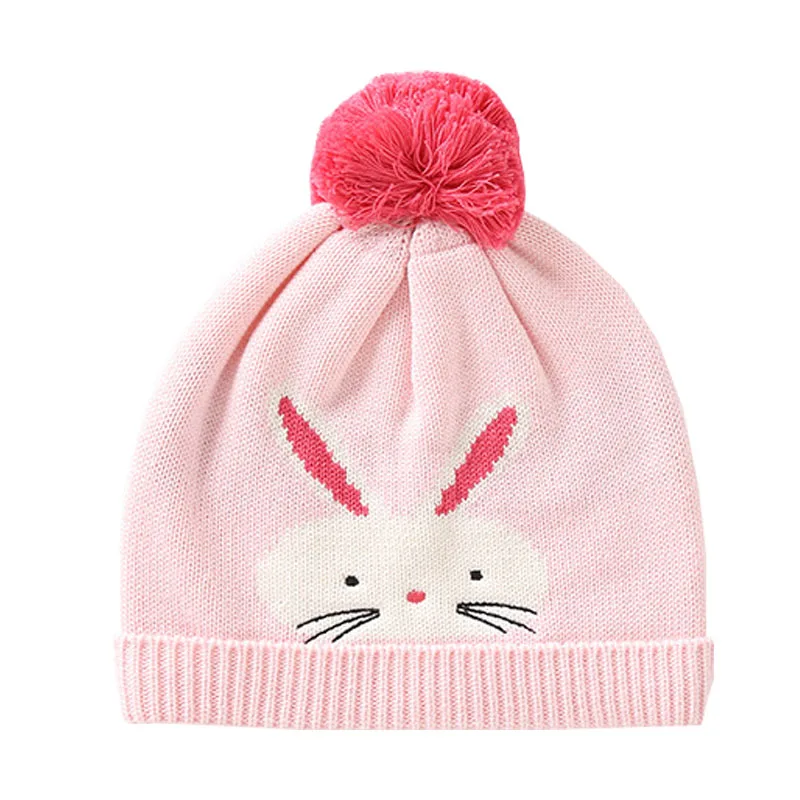 

Girl Boy Winter Children Hat Scarf Mittens Fashion Rabbit Knitted Baby Kids Beanie Caps Scarfs Warmers Gloves for Boys Girls