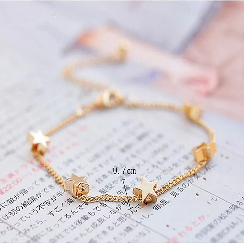 1 предмет продажа сердец и звездочек для высшей пробы Бабочка Браслеты женщин