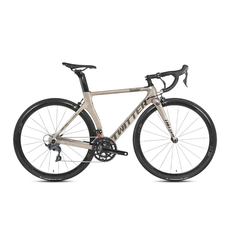 

TWITTER Thunder bicicleta RIVAL-22S, Alu alloy wheel Double V Brake women 46cm 700c road bicycle carbon fiber road bike racing