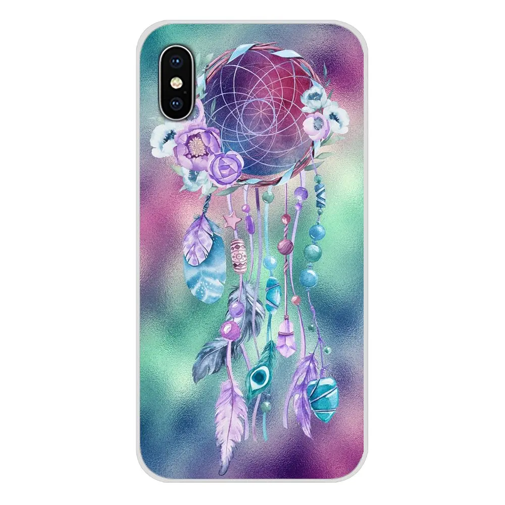Прозрачные мягкие чехлы для Samsung Galaxy S2 S3 S4 S5 Mini S6 S7 Edge S8 S9 S10E Lite Plus Ловец снов
