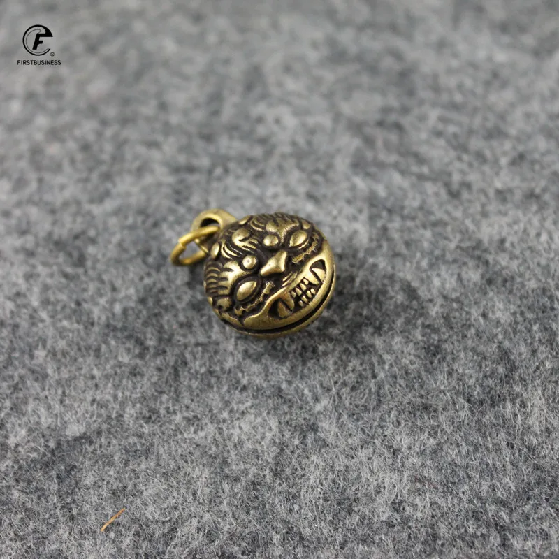 Винтажный Латунный Колокольчик от ржавчины колокольчик на удачу портативный