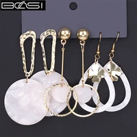 bosi 2021white set earrings set fashion jewelry long earrings women drop acrylic earrings earring girls stud earings boho hoops