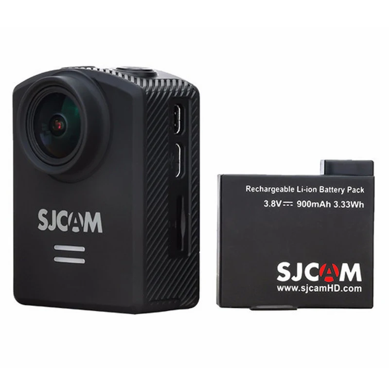 2x батареи Оригинал SJCAM M20 аккумуляторная батарея + двойное зарядное устройство