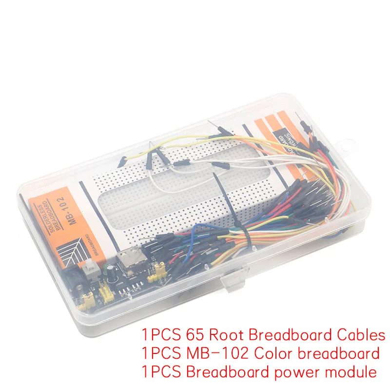 3 V/5V MB102 макет модуль питания + MB 102 830 точек Solderless Прототип макетная плата комплект