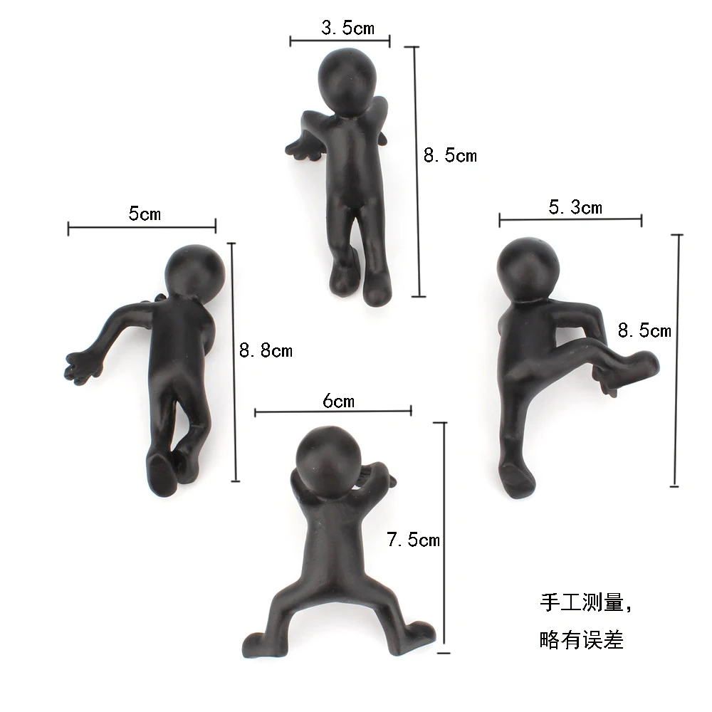 4 шт./компл. креативная кукла-горшок кунг-фу из смолы в виде злодейцев забавная