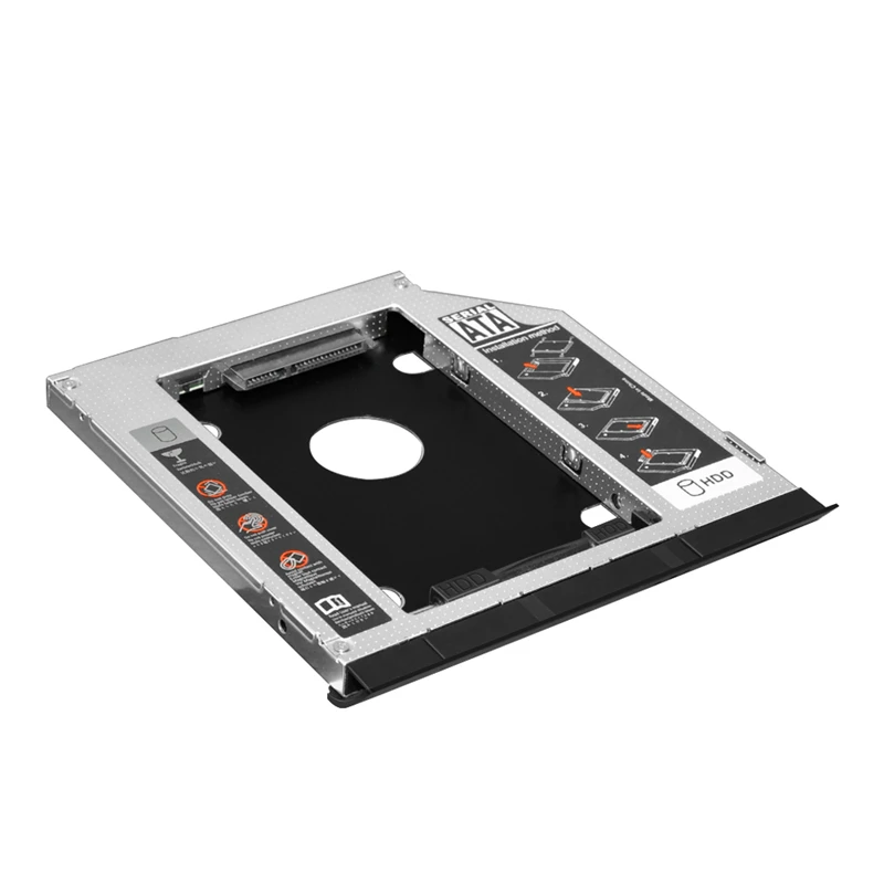 2-й корпус для жесткого диска чехол SSD HDD 9 5 мм SATA на Dell E6420 E6320 E6520 E6430 E6430s E-series HDE6420-SS |