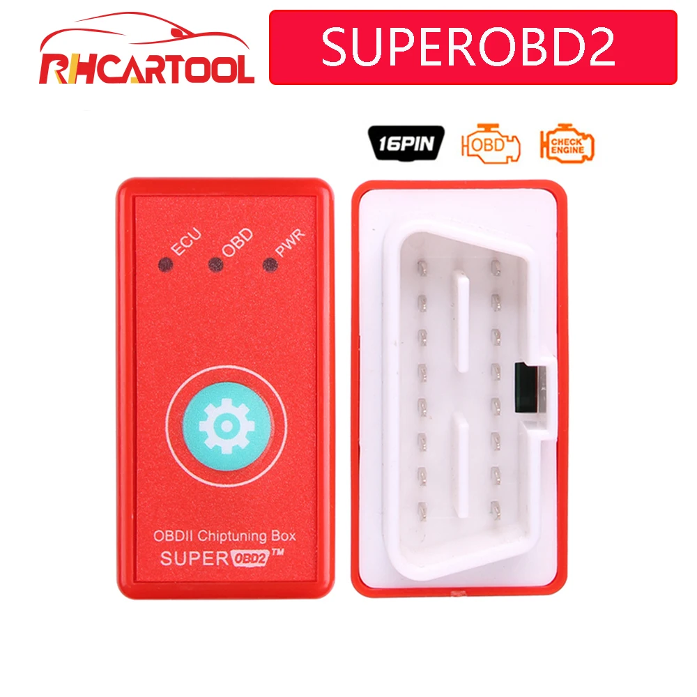 Superobd2 OBD II ECU чип тюнинг коробка разъем и интерфейс привода как nitro OBD2 Super obd2 для