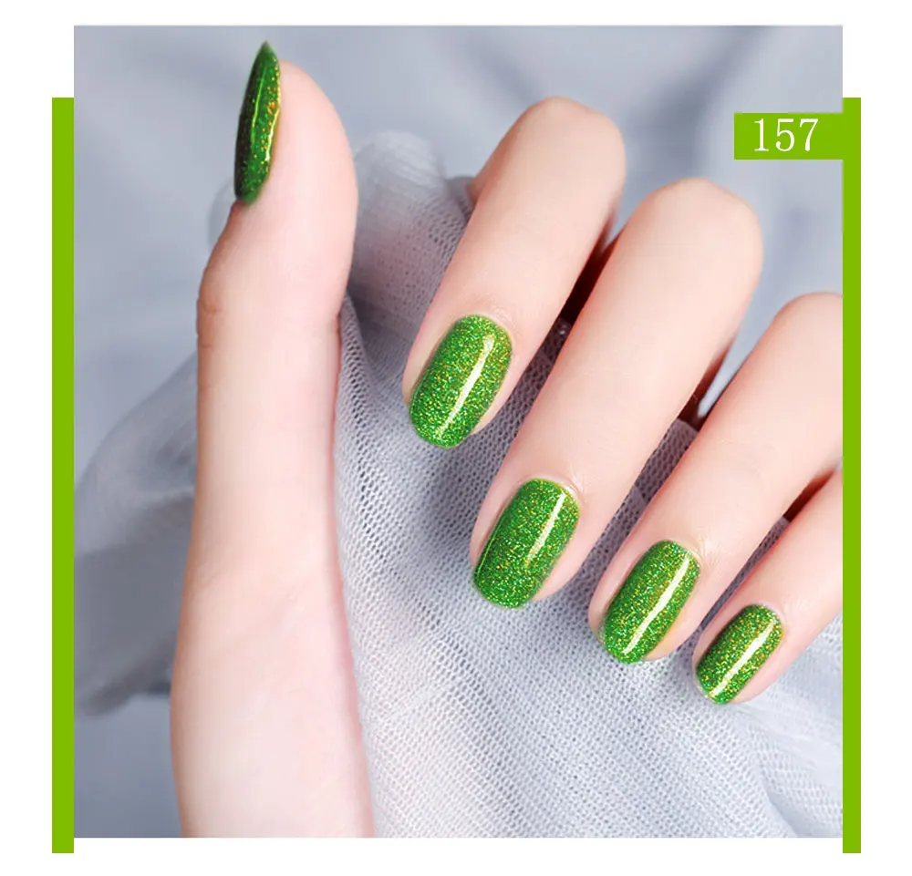 Beautilux Rainbow Гель-лак для ногтей Голографический блеск УФ-LED Nails Art Design Гели Лак