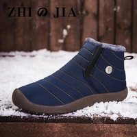 large size 35 47 winter mens and womens warm snow boots work non slip walking shoes mens outdoor plus cotton sports boots