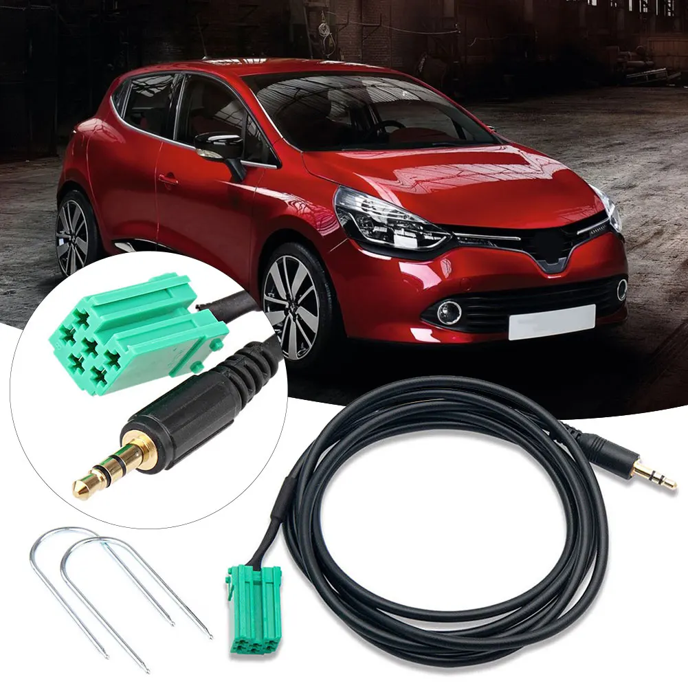 1X3 5 мм разъем Aux входной кабель адаптера Кабель адаптер для Renault Clio Megane 2005 до 2012