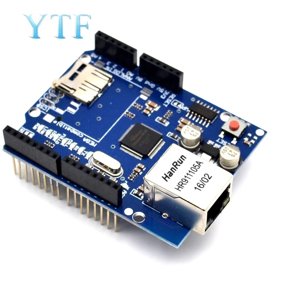 Щит Ethernet щит W5100 R3 UNO Mega 2560 1280 328 UNR макетная плата для arduino | Компьютеры и офис