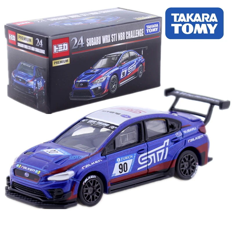 

Takara Tomy Tomica Premium NO. 24 Subaru Wrx Sti Nbr Challenge 1:62 AUTO Racing Car Motors Vehicle Diecast Metal Model New Toys
