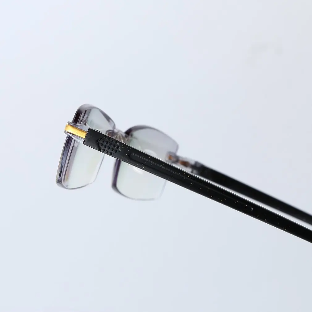 

Ahora Anti Blue Light Blocking Rimless Reading Glasses Women Men Square Frameless Presbyopic Glasses Diopters +1.0 1.5 2 2.5