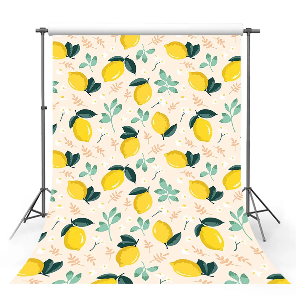 

Avezano Fresh Lemon Baby Shower Birthday Backdrop Fruit Photography Backgrounds Wallpaper Photo Studio Photozone Photocall Decor