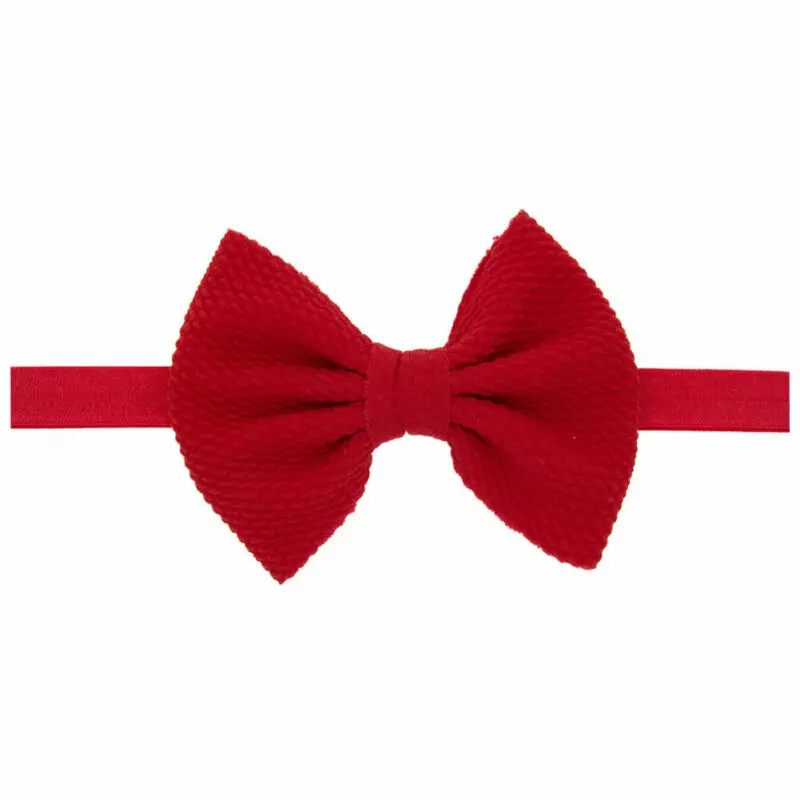 2019 New Fashion Flannel Soft Bow Headband Women Girls Turban Cute Holder Hairbands Hair Band Headwear Accessories | Аксессуары для