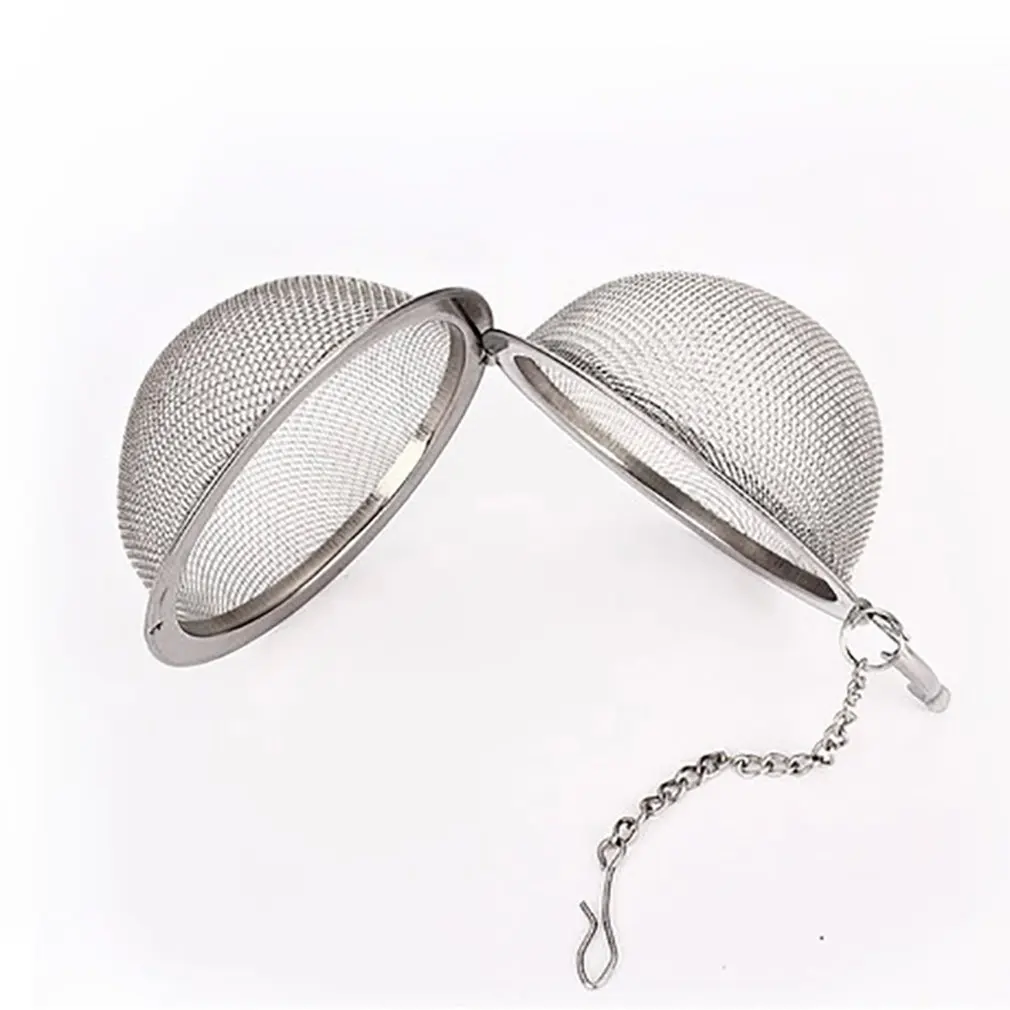 

Stainless Steel Locking Spice Strainer Mesh Infuser Tea Ball Herbal Strainer Filter Reusable Loose Spice Strainer Seasoning Soup