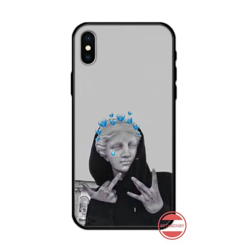 

David Medusa Mona Lisa Art Phone Case for iPhone 11 12 pro XS MAX 8 7 6 6S Plus X 5S SE 2020 XR Fashion protective shell