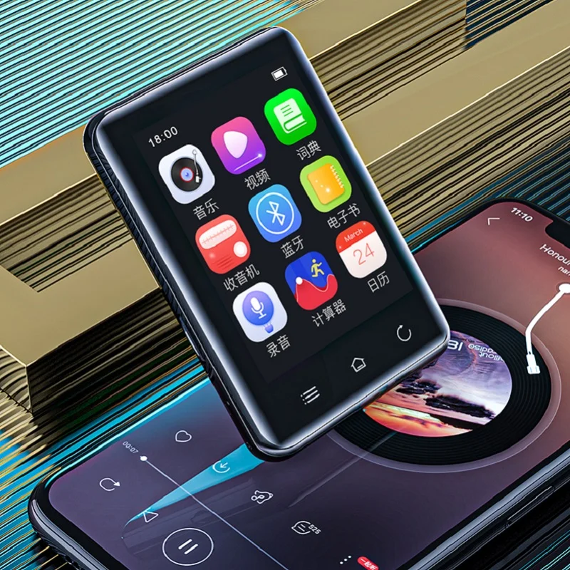 2021 новые RUIZU D66 Bluetooth MP3 плеер с 2 8 дюймов сенсорный экран Экран 16G/32G без потерь