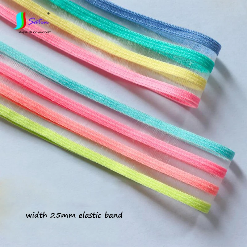 Радужная эластичная лента для брюк украшение на талию материал ручной работы