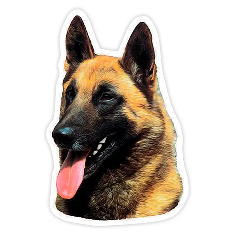 

Various Sizes Self-adhesive Decal Belgian Malinois Shepherd Dog Car Sticker Waterproof Auto Decors on Bumper Rear Wind8cm*5cm