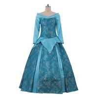 victorian fancy dress medieval queen dress costume halloween beautiful fish costume princess dress iduna ball gown blue skirt