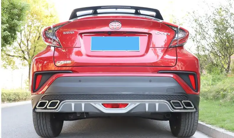 Для Toyota CHR Body kit спойлер 2017 2019 для CH R HC ABS задний передний бампер диффузор защитные