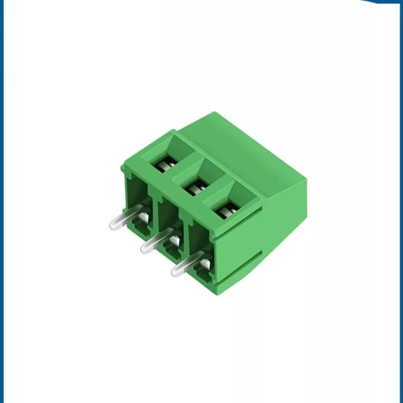 50 шт. шаг 5 0 мм KF128 2P печатной платы Клеммная колодка Connectors2 3 х позиционный может
