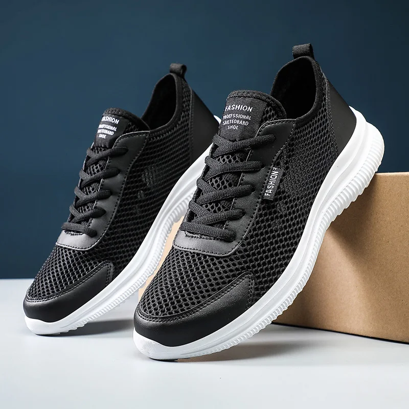 Summer Breathable Sneakers Men Fashion 