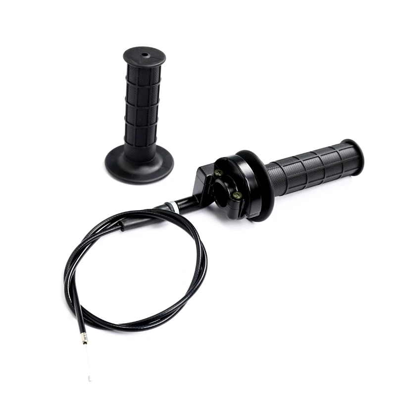 

Motorcycle Grips 7/8" 22mm Hand Grip With Throttle With Twist Cable For ATV Quad Pit Dirt Bike Motocross Racing