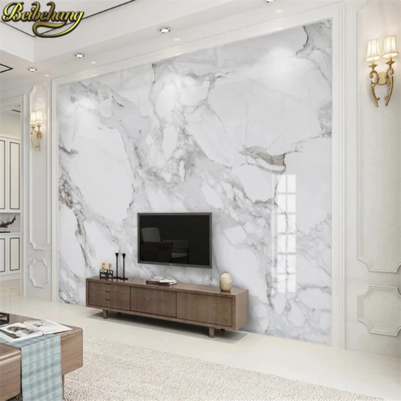 Пользовательские обои для фото джазовые белые плитки большие фрески Европейский