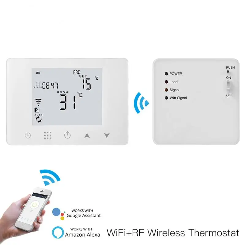 

Tuya WiFi Smart Thermostat Wall-Hung Electric Floor Heating Water/Gas Boiler Temperature Remote Controller For Google Home Alexa