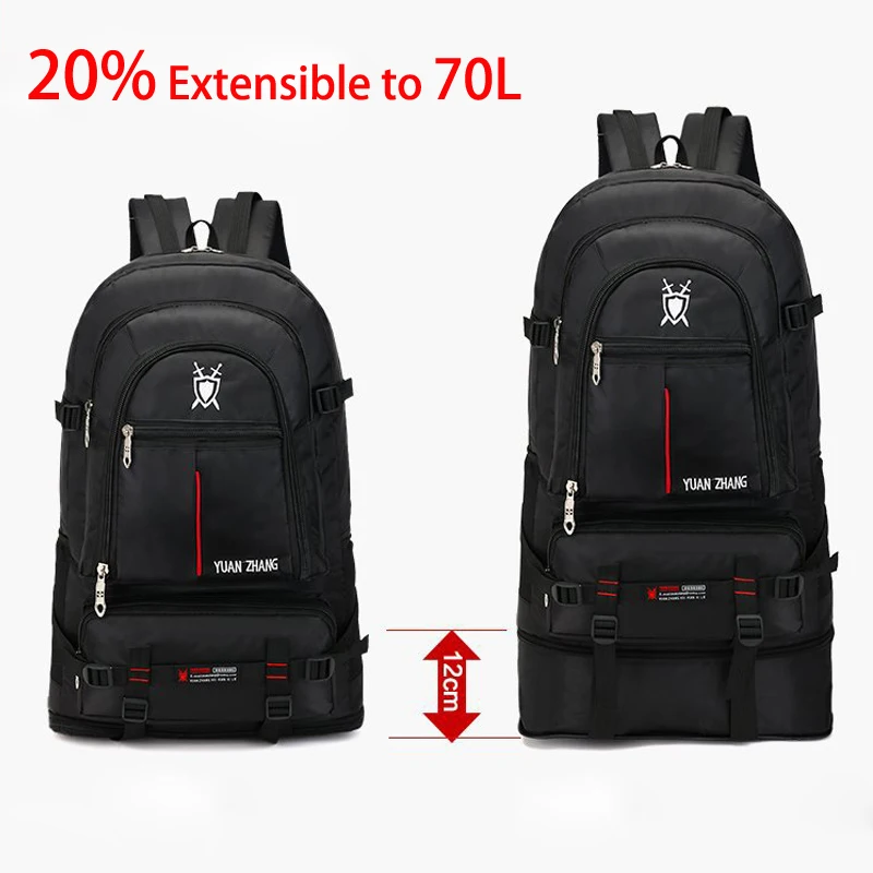

70L Expansible Multi-Layer Waterproof Hiking Sports Backpack Male Outdoor Climbing Bag Camping Trekking Travel Rucksack For Men