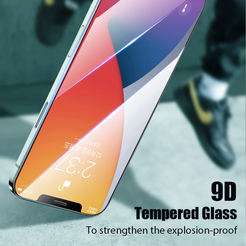 Защитное стекло с полным покрытием экрана для iphone 12 i12 i11 11 pro max 12mini 6 6s 7 8 plus se 2020 -